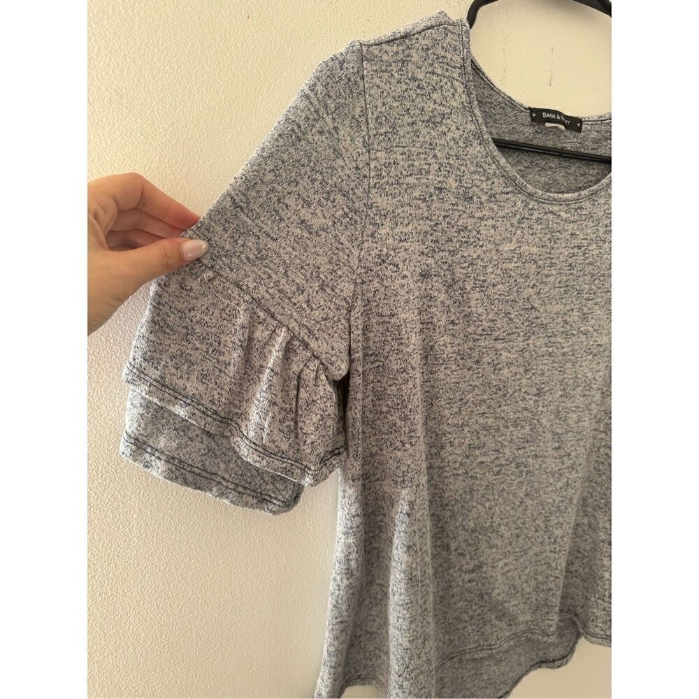 Sage & Vicky Ruffle Top M - Picture 5 of 9